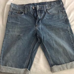Cutoff Jean Shorts